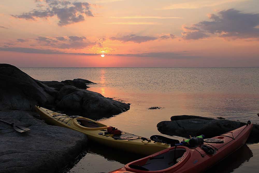 Havskajak paddling med guide